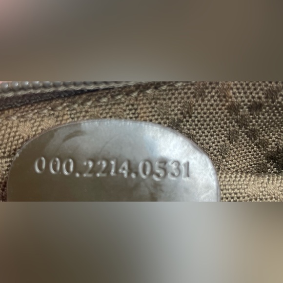 SOLD - GUCCI bamboo nylon shoulder bag - Picture 9 of 9